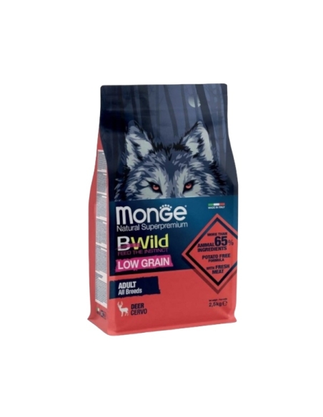 Monge bwild all breeds lowgrain adult cervo KG 2.5