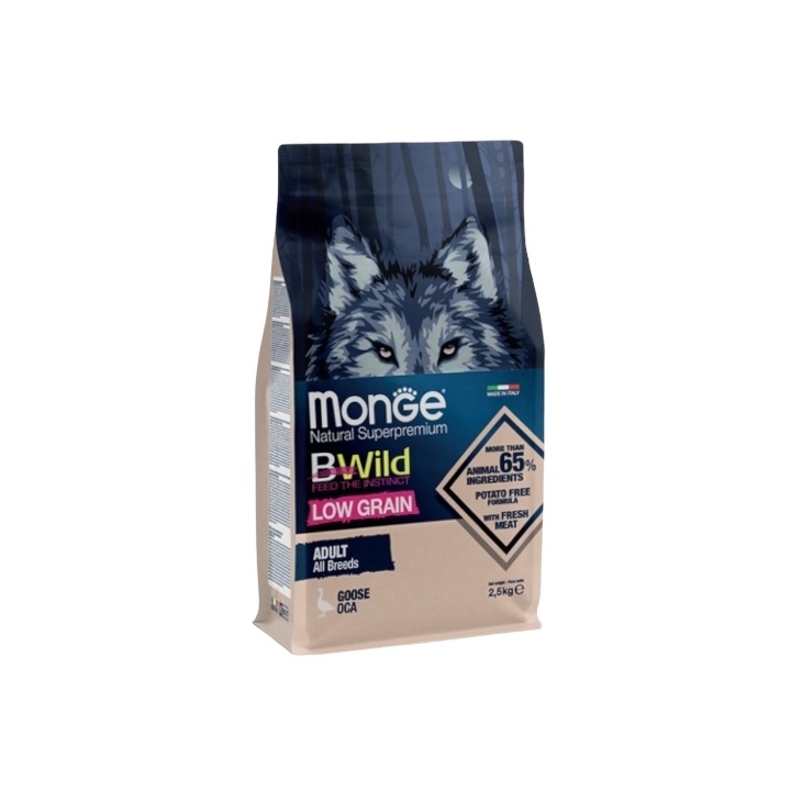 Monge bwild all breeds lowgrain adult oca KG 2.5