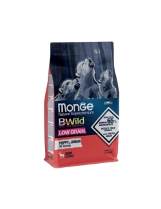 Monge bwild all breeds lowgrain Puppy&Junior cervo KG 2.5