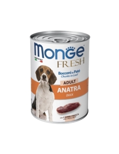Monge fresh bocconi in pate' adult anatra 400 gr