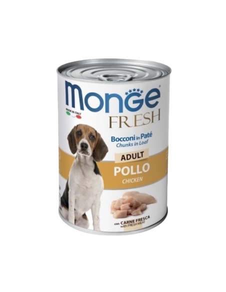 Monge fresh bocconi in pate' adult pollo 400 gr