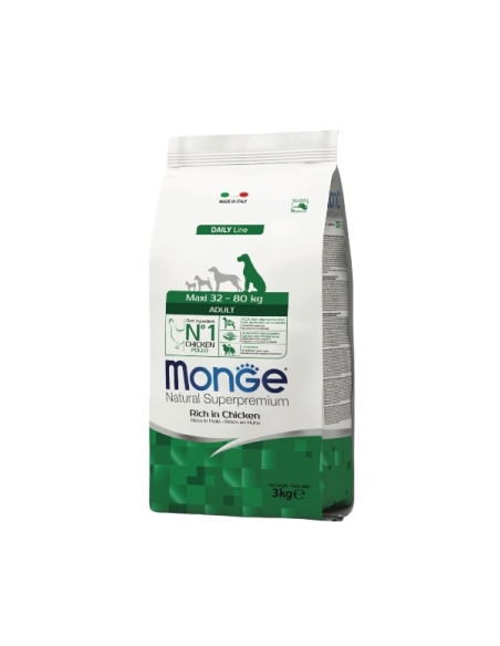 Monge superpremium maxi Puppy&Junior ricco di pollo KG 3