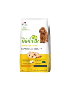 Natural trainer dog small&toy adult con pollo e riso KG 7