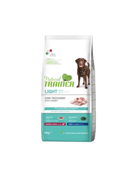 Natural trainer dog medium&maxi adult Light tacchino KG 12