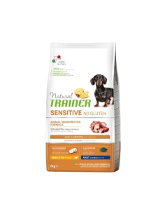 Natural trainer dog sensitive no gluten small&toy adult anatra e cereali integrali KG 7
