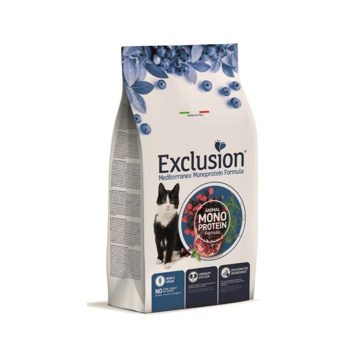 Exclusion cat mediterraneo monoprotein sterilized manzo KG 12