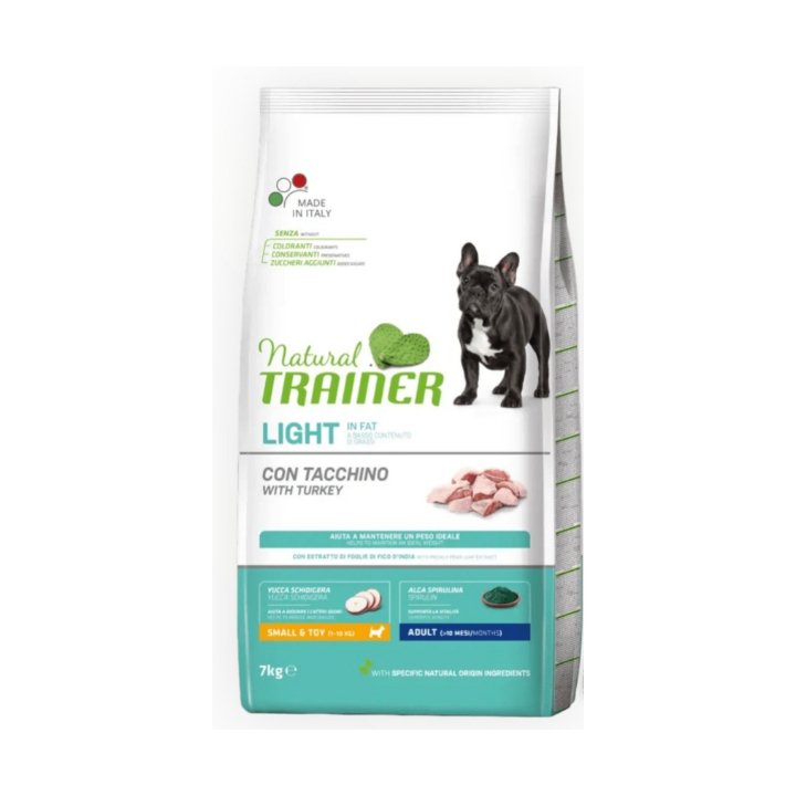 Natural Trainer small&toy light in fat con tacchino KG 7