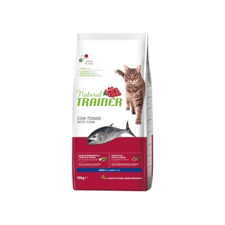 Natural trainer cat adult con tonno KG 10