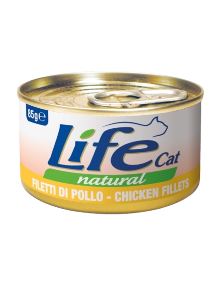 Life cat con filetti di pollo 85 gr