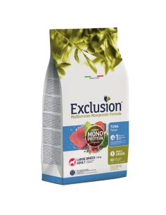 Exclusion Dog mediterraneo monoprotein Large Adult tonno KG 12