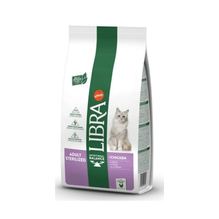 Libra cat adult sterilized con pollo KG 8