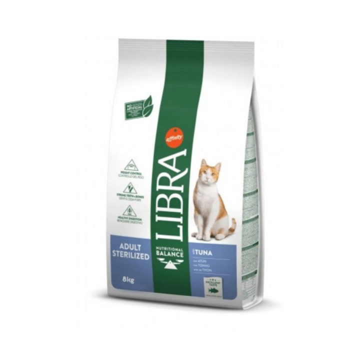 Libra cat adult sterilized con tonno KG 8