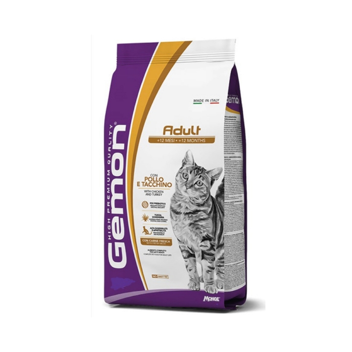 Gemon cat adult pollo e tacchino KG 7