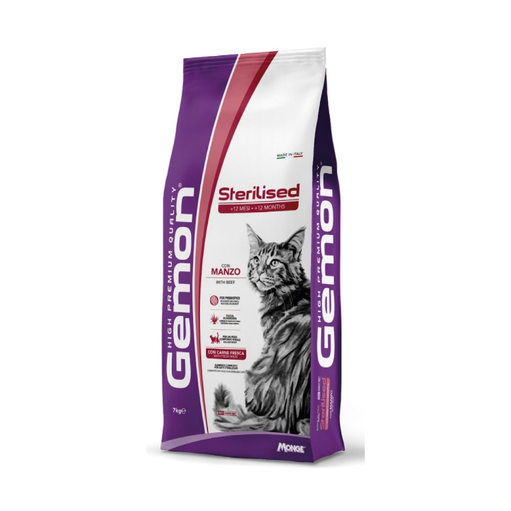 Gemon cat sterilised manzo KG 7