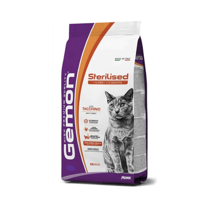 Gemon cat sterilised tacchino KG 7