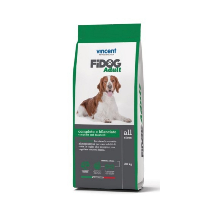 Vincent Fidog cane adult mangime completo Kg 20