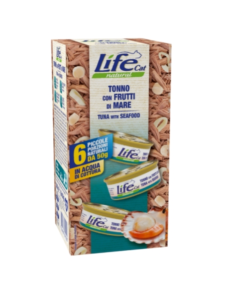 Life cat tonno e frutti di mare MULTIBOX 6 pz. x 50 gr.