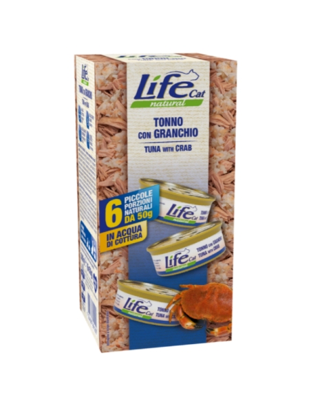 Life cat tonno e granchio MULTIBOX 6 pz. x 50 gr.
