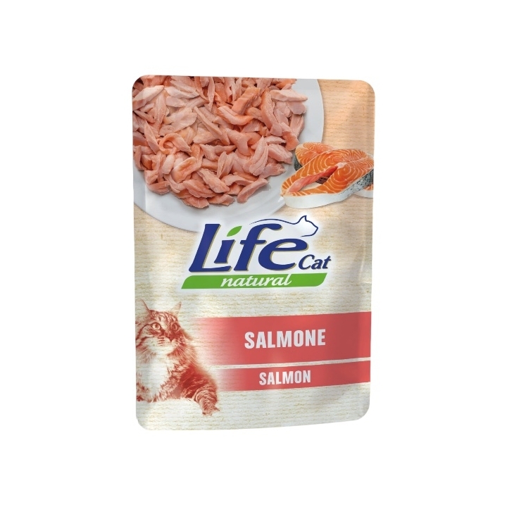 Life cat con salmone 70 gr