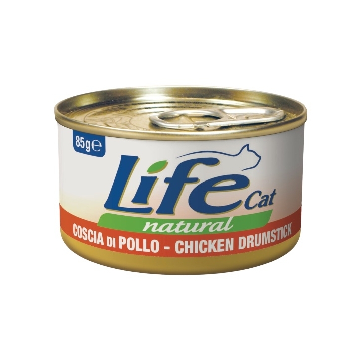 Life cat coscia di pollo 85 gr