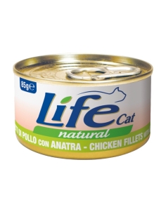 Life cat filetti di pollo con anatra 85 gr