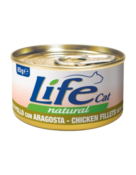 Life cat filetti di pollo con aragosta 85 gr