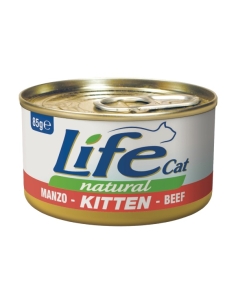 Life cat kitten con manzo 85 gr