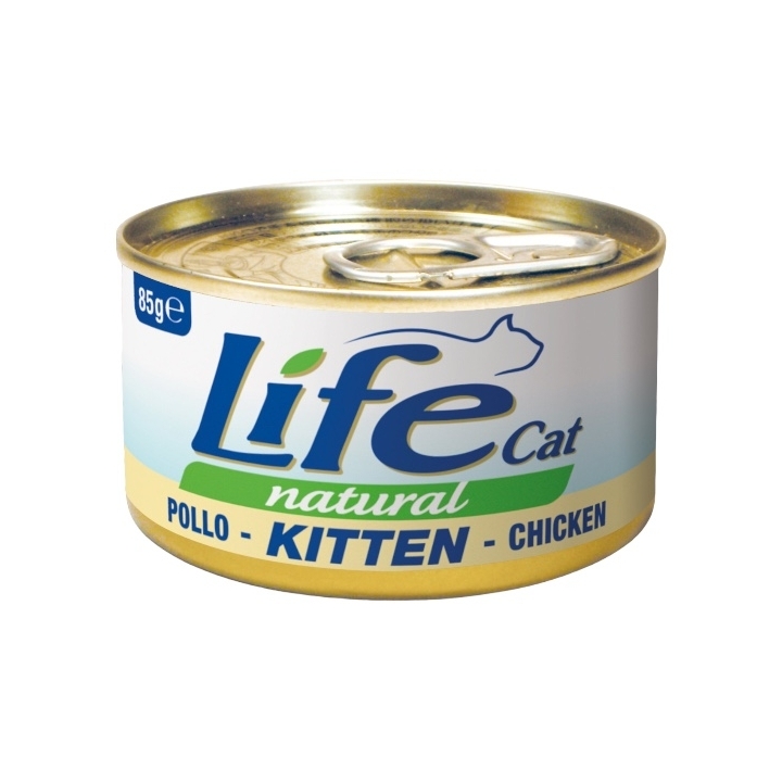 Life cat kitten con pollo 85 gr