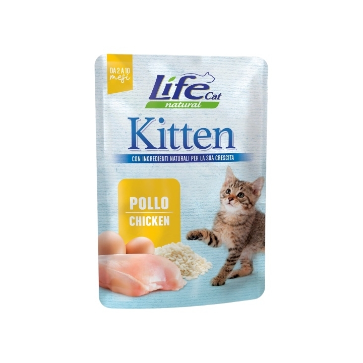 Life cat kitten con pollo 70 gr