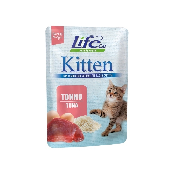 Life cat kitten con tonno 70 gr