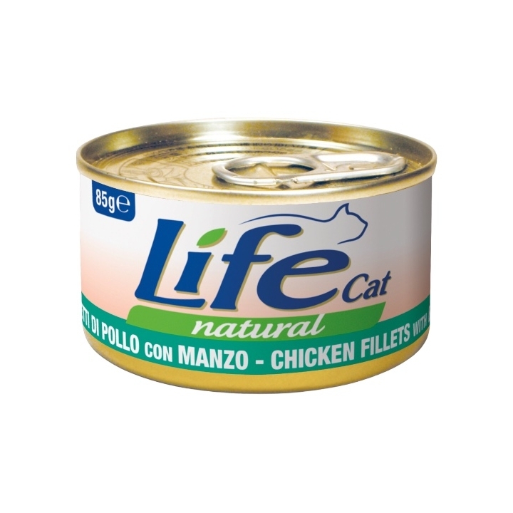 Life cat pollo e manzo 85 gr