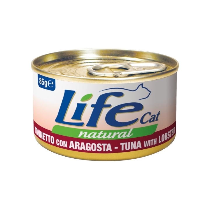 Life cat tonnetto con aragosta 85 gr