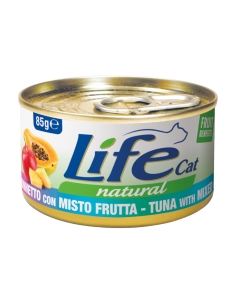 Life cat tonnetto con misto frutta 85 gr