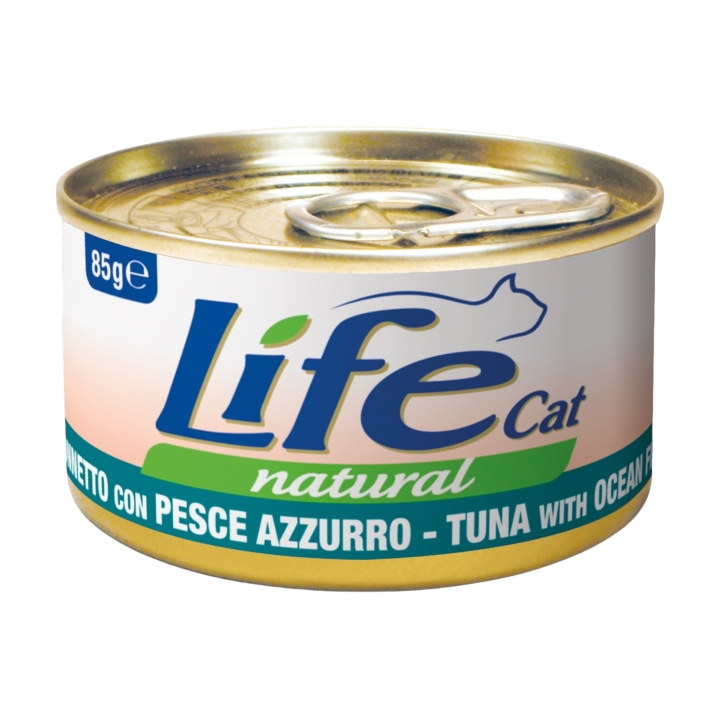 Life cat tonnetto con pesce azzurro 85 gr