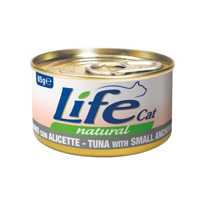 Life cat tonno con alicette 85 gr