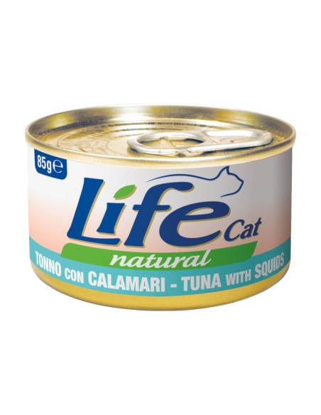 Life cat tonno con calamari 85 gr