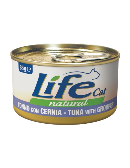 Life cat tonno con cernia 85 gr