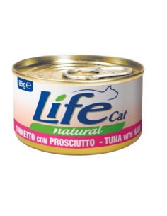 Life cat tonnetto e prosciutto 85 gr