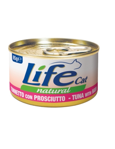 Life cat tonnetto e prosciutto 85 gr