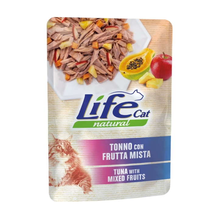 Life cat tonno con frutta mista 70 gr