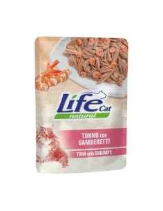 Life cat tonno con gamberetti 70 gr