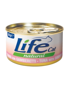 Life cat tonno con gamberetti 85 gr