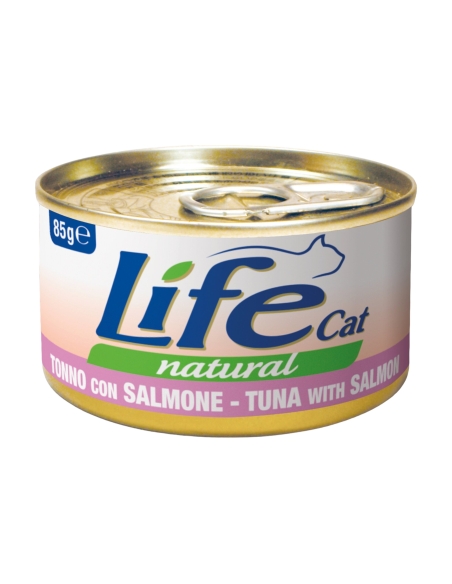 Life cat tonno con salmone 85 gr