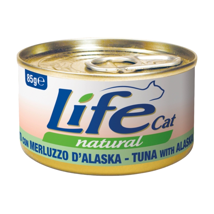 Life cat tonno con merluzzo d'alaska 85 gr