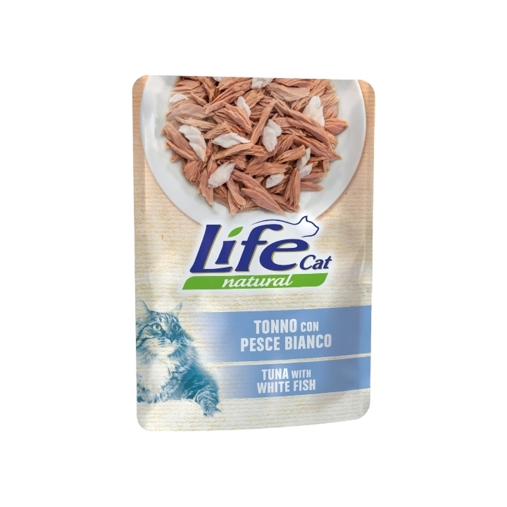 Life cat tonno con pesce bianco 70 gr