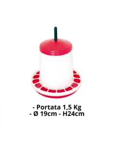 Mangiatoia tramoggia per polli 1,5 Kg