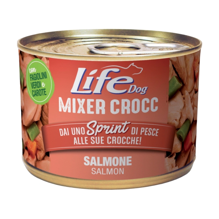 Life Dog mixer crocc  salmone 150 gr