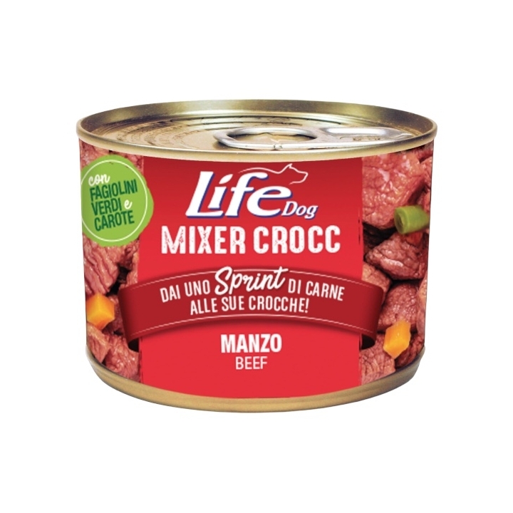 Life Dog mixer crocc  manzo 150 gr