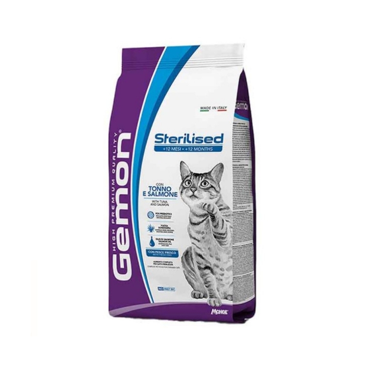 Gemon cat sterilised tonno e salmone KG 7