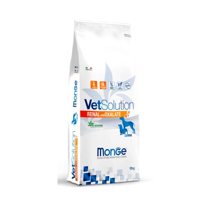 Monge Vetsolution canine Renal and Oxalate Kg.12